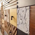 Madia in Legno di Mango 2 Ante 4 Cassetti Stile Etnico Homemotion - Auriel Viadurini