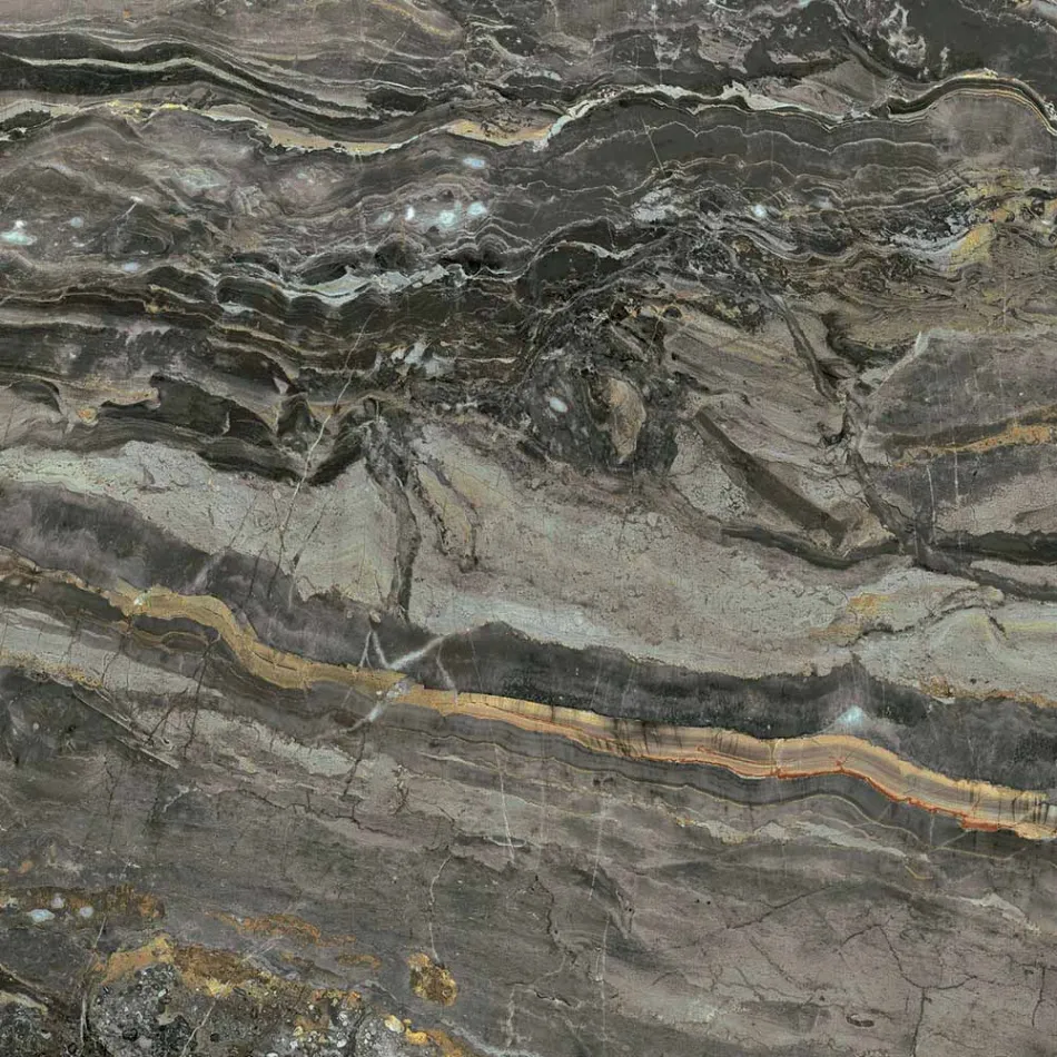 Madia in Legno Impiallacciato Noce Canaletto Made in Italy - Salerno Viadurini