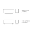 Madia in Nobilitato con 3 Ante in Rovere e Specchio Made in Italy - Romina Viadurini