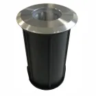 Marcatore Faretto Led 2W da Esterno Rotondo in Inox 316, 4 Pezzi - Solina Viadurini