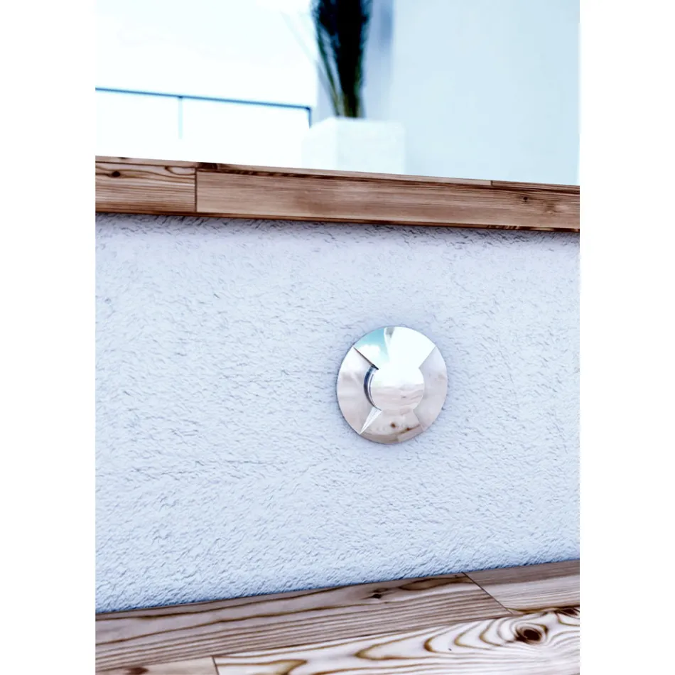 Marcatore Faretto Led da Incasso da Esterno in Acciaio Inox 4 Pezzi - Rombo Viadurini