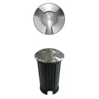 Marcatore Led da Esterno Led 2W in Acciaio Inox da Incasso 4 Pezzi - Elisir Viadurini