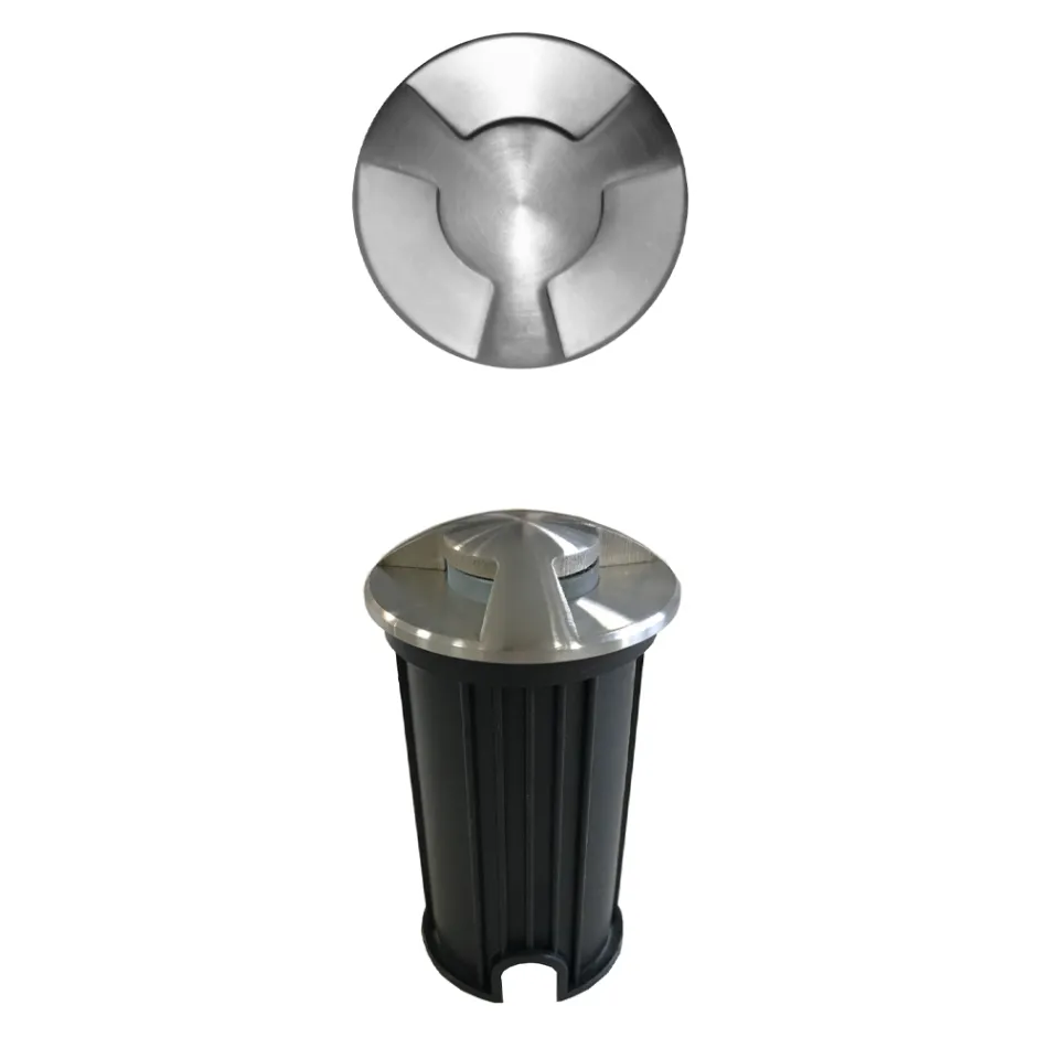 Marcatore Led da Esterno Led 2W in Acciaio Inox da Incasso 4 Pezzi - Elisir Viadurini