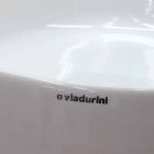 Mensola con Lavabo Integrato in Ceramica Colorata Made in Italy – Uber Viadurini