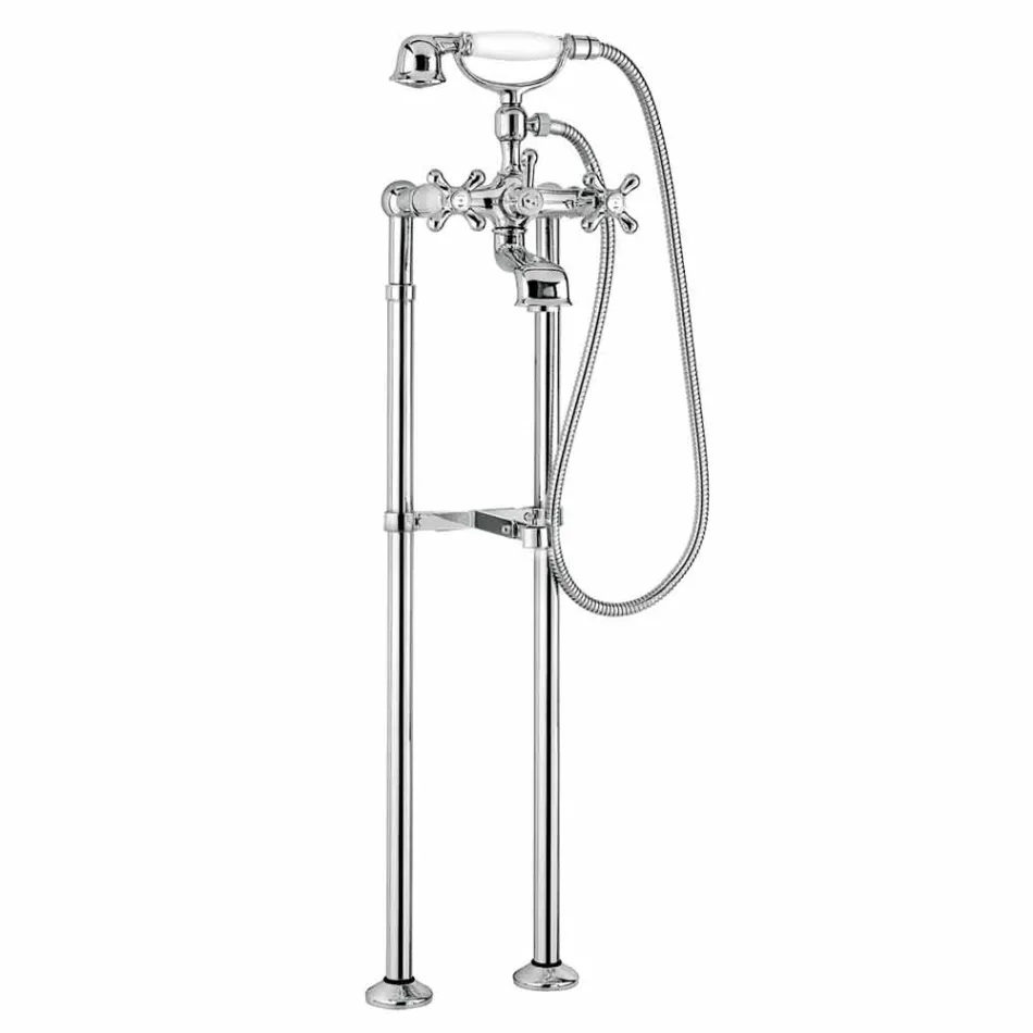 Miscelatore Classico per Vasca da Terra in Ottone Made in Italy - Panico Viadurini