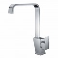 Miscelatore con Canna Orientabile per Lavabo in Ottone Made in Italy - Alibi