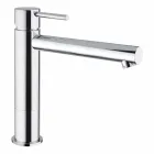 Miscelatore Lavabo Bagno in Ottone Cromato Senza Scarico Made in Italy - Ermia Viadurini