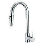 Miscelatore Lavabo Cucina con Tubo Orientabile e Doccetta Made in Italy - Cormo Viadurini