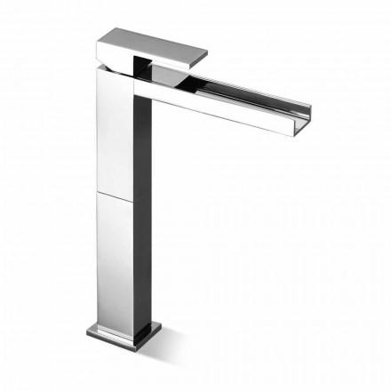 Miscelatore Lavabo Moderno a Bocca Lunga Senza Scarico Made in Italy - Bibo Viadurini