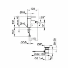 Miscelatore Moderno per Bidet con Scarico a Saltarello in Metallo Cromo - Zanio Viadurini