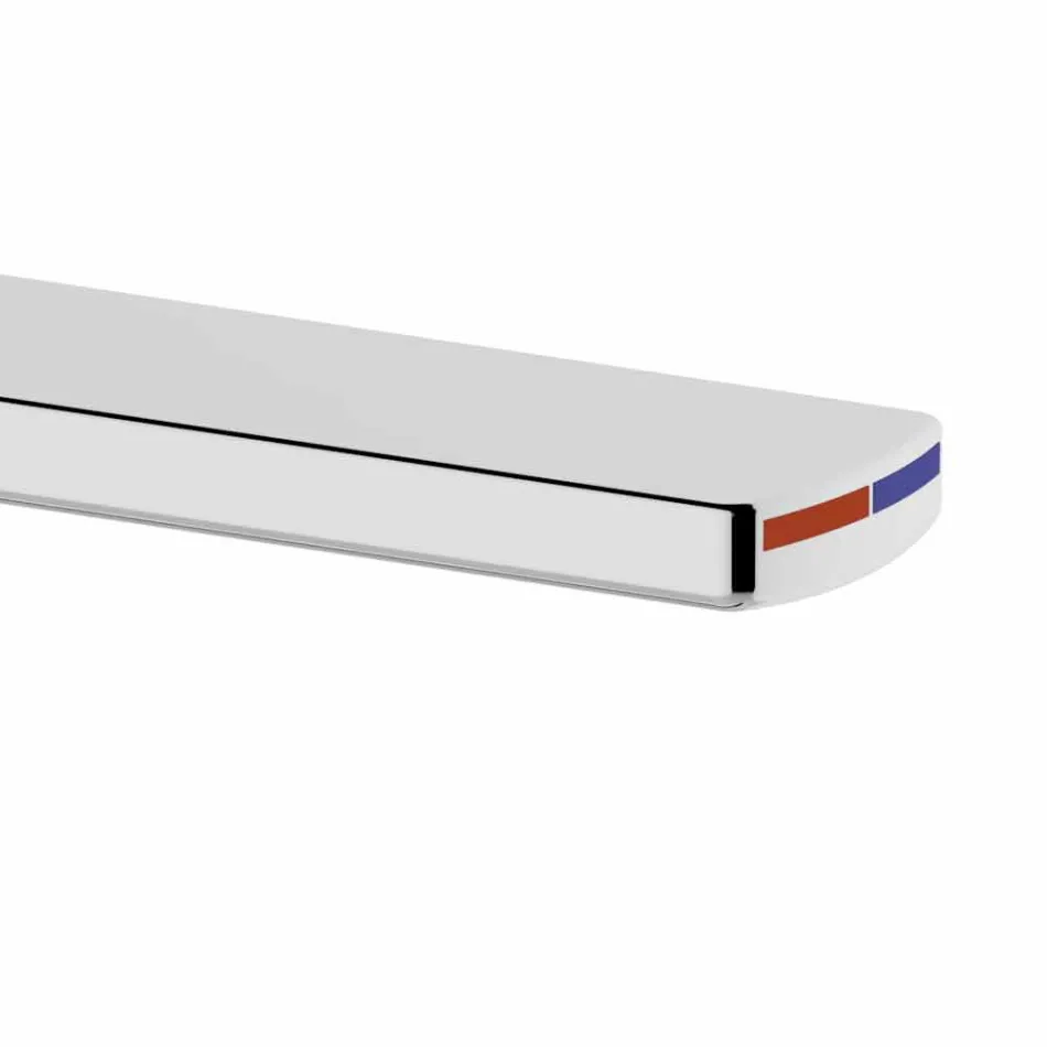 Miscelatore Moderno per Lavabo Bagno in Metallo Finitura Cromato - Zanio Viadurini