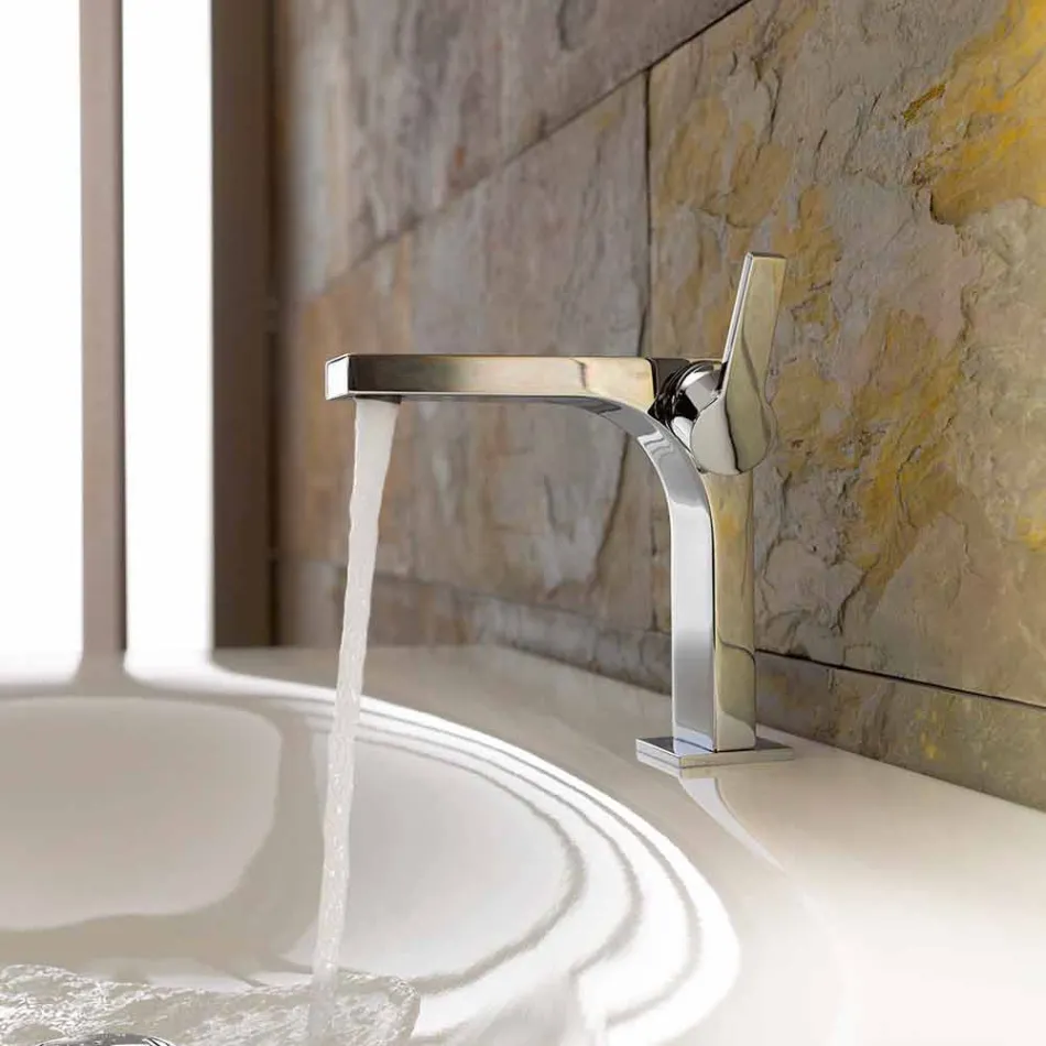 Miscelatore Monocomando Design Moderno per Lavabo Senza Scarico - Etto Viadurini