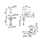 Miscelatore Monocomando Lavabo Design Classico Ottone Cromato - Artemisia Viadurini