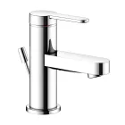 Miscelatore Monocomando Lavabo Design Piatto in Ottone Cromato - Agenore Viadurini