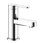 Miscelatore Monocomando Lavabo Design Piatto in Ottone Cromato - Agenore Viadurini