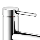 Miscelatore Monocomando Lavabo Senza Scarico Design Rotondo Alto - Antilio Viadurini