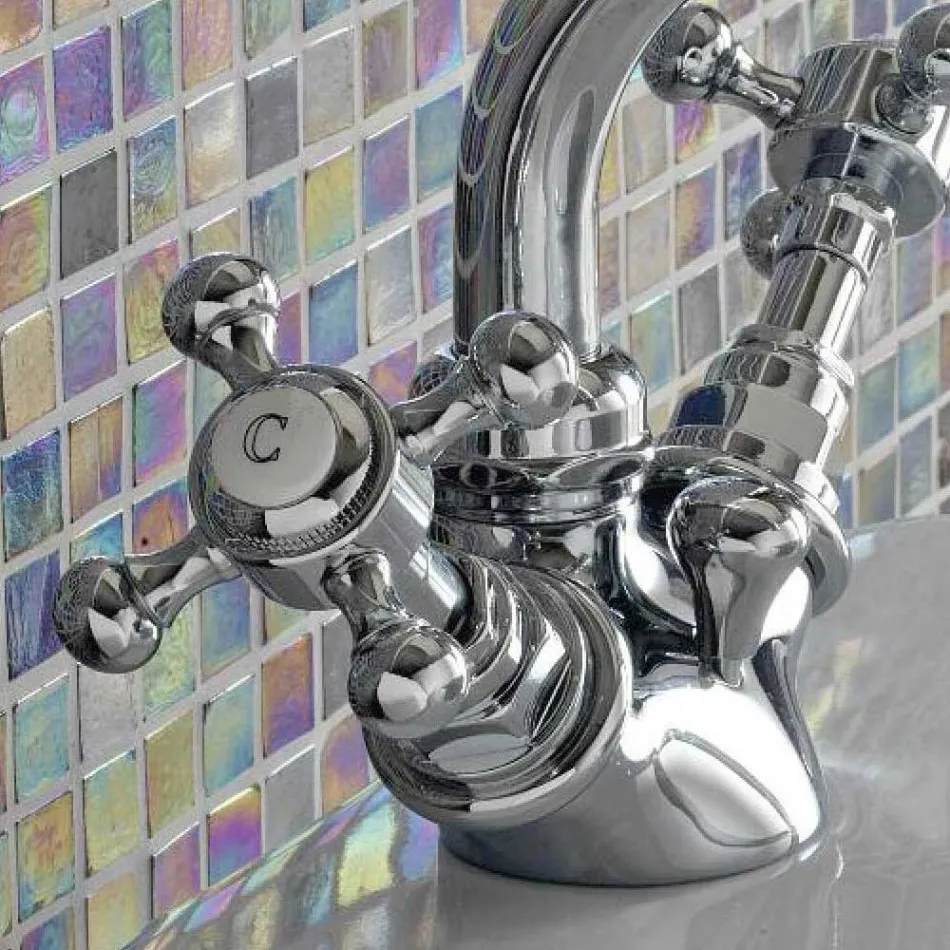 Miscelatore Monoforo da Bidet Vintage in Ottone Made in Italy – Elisea Viadurini