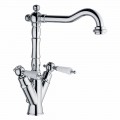 Miscelatore Monoforo per Lavabo Classico in Ottone Made in Italy - Shelly
