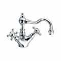 Miscelatore Monoforo per Lavabo di Design in Ottone Made in Italy - Binsu