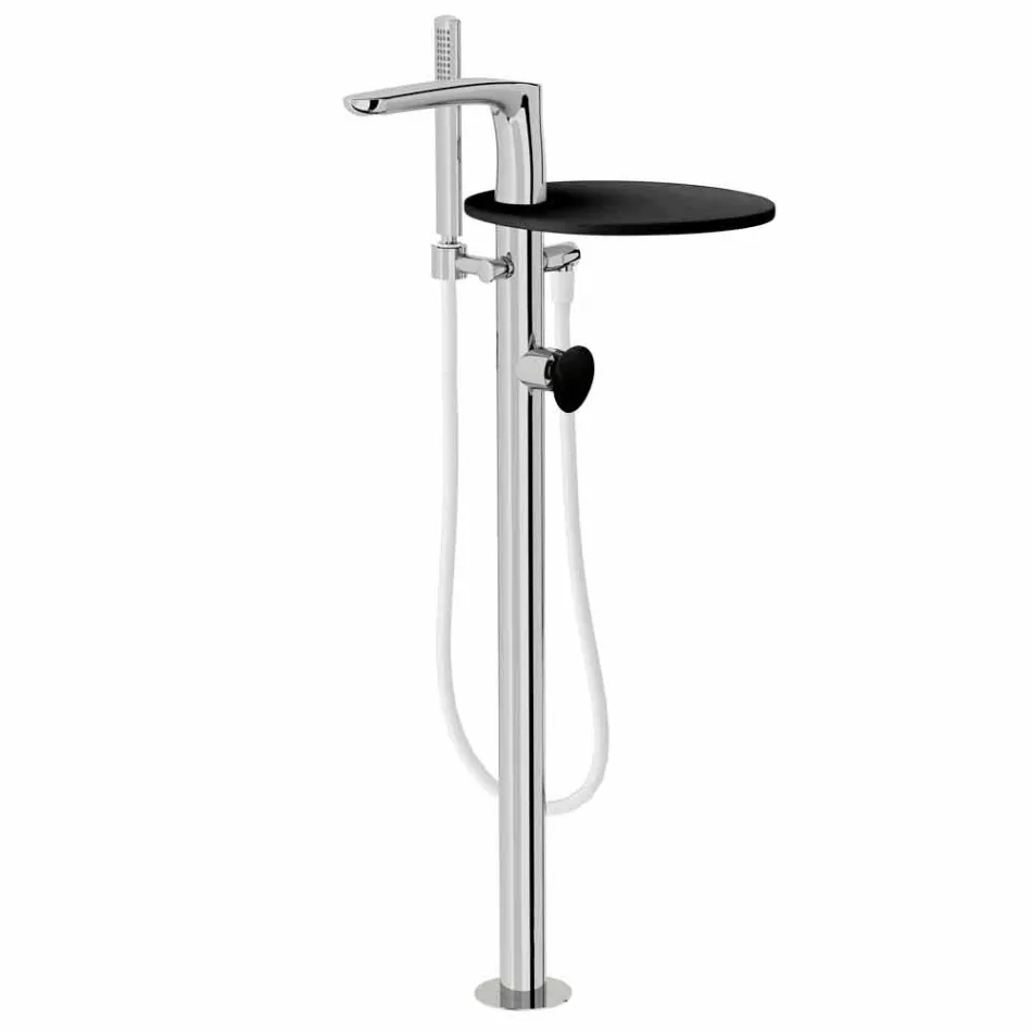 Miscelatore per Bordo Vasca a Pavimento Moderno Made in Italy - Palimio Viadurini