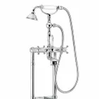 Miscelatore per Bordo Vasca Classico in Ottone Made in Italy - Eripio Viadurini