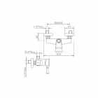Miscelatore per Doccia per Colonna in Ottone Made in Italy - Neno Viadurini