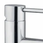 Miscelatore per Lavabo Bagno in Ottone Cromato Moderno Made in Italy - Ermia Viadurini