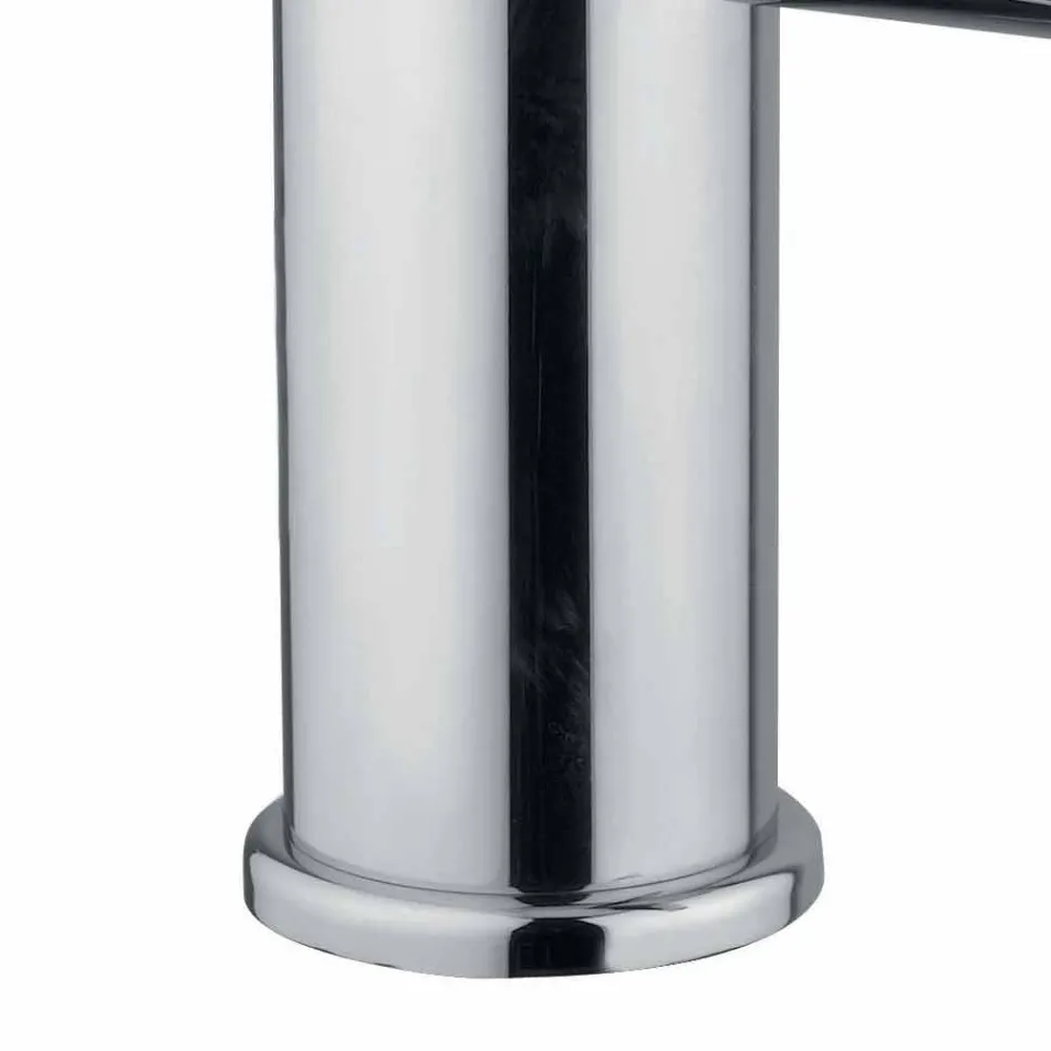 Miscelatore per Lavabo Bagno in Ottone Cromato Moderno Made in Italy - Ermia Viadurini