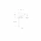 Miscelatore per Lavabo Bagno Moderno in Ottone Made in Italy - Besugo Viadurini