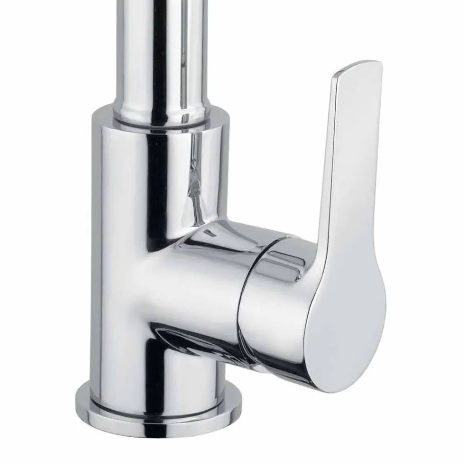 Miscelatore per Lavabo con Doccetta a 2 Getti in Ottone Made in Italy - Croma Viadurini