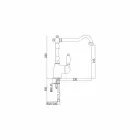 Miscelatore per Lavabo Cucina Design Classico in Ottone Made in Italy - Carmel Viadurini