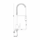 Miscelatore per Lavabo Cucina in Ottone con Doccetta Made in Italy - Kalimo Viadurini