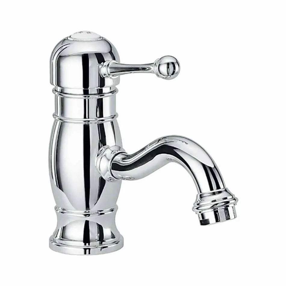 Miscelatore per Lavabo in Ottone Cromato Alto 150 mm Made in Italy - Binsu Viadurini