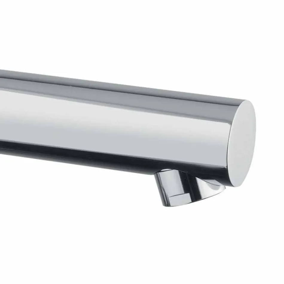 Miscelatore per Lavabo in Ottone Cromato con Scarico Made in Italy - Ermia Viadurini