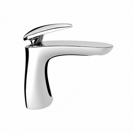 Miscelatore per Lavabo in Ottone Cromo Made in Italy - Filipo Viadurini