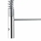 Miscelatore per Lavabo Orientabile con Molla in Ottone Made in Italy - Cardio Viadurini