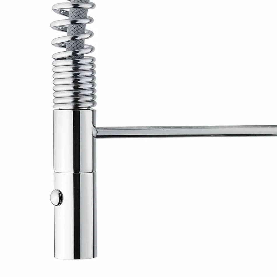 Miscelatore per Lavabo Orientabile con Molla in Ottone Made in Italy - Cardio Viadurini