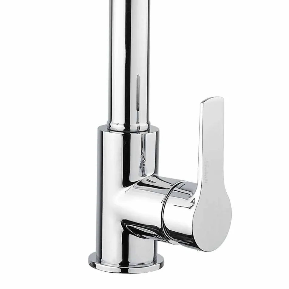 Miscelatore per Lavabo Orientabile con Molla in Ottone Made in Italy - Cardio Viadurini