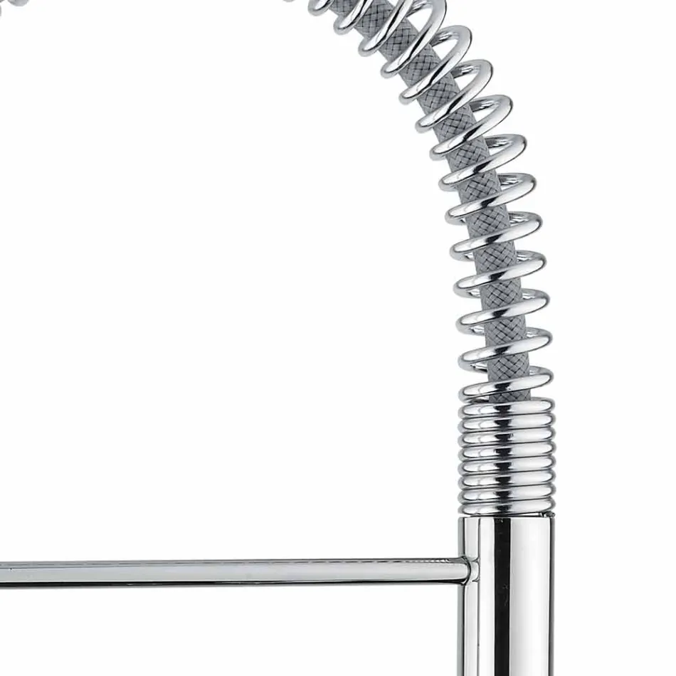 Miscelatore per Lavabo Orientabile con Molla in Ottone Made in Italy - Cardio Viadurini