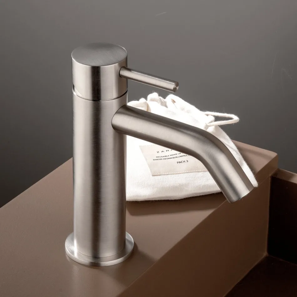 Miscelatore per Lavabo Senza Scarico in Acciaio Inossidabile AISI 316L - Artigli Viadurini