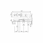 Miscelatore per Vasca ad Incasso Design Moderno in Ottone Made in Italy - Sika Viadurini