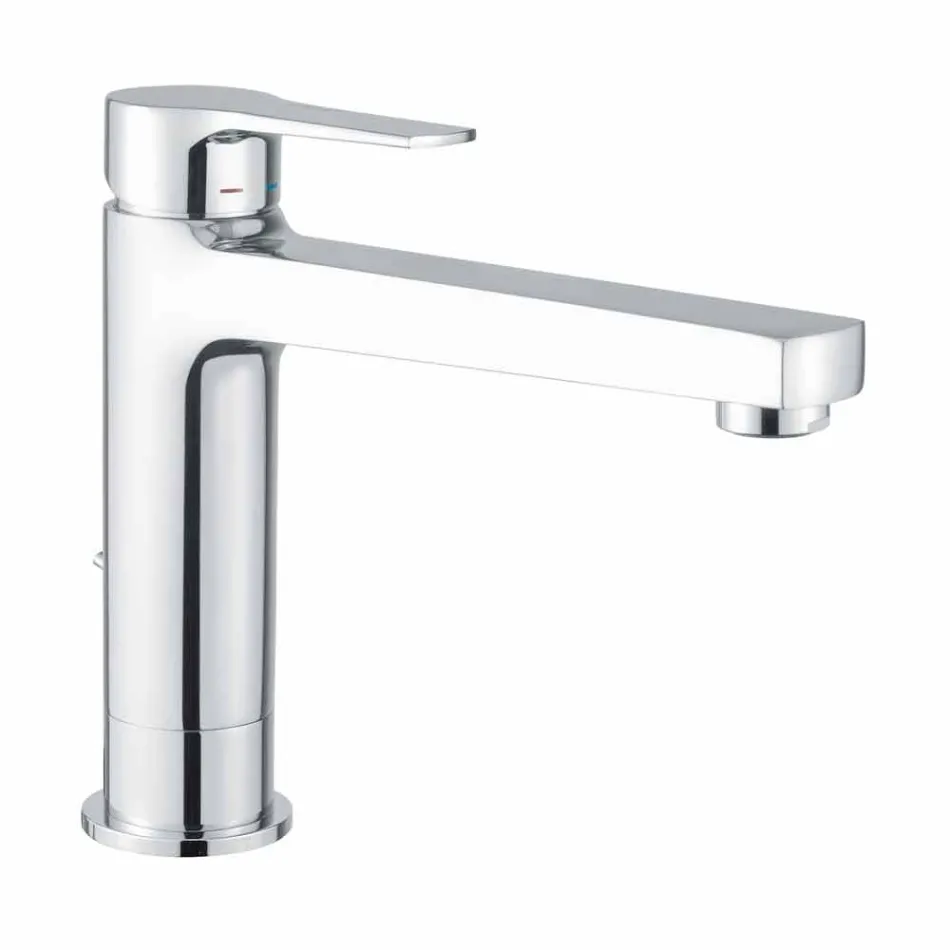 Miscelatore Prolungato Senza Scarico per Lavabo in Ottone Made in Italy - Sindra Viadurini