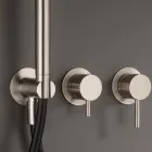 Miscelatore Vasca Incasso con 3 Uscite in Acciaio AISI 316L - Artigli Viadurini