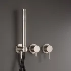 Miscelatore Vasca Incasso con 3 Uscite in Acciaio AISI 316L - Artigli Viadurini