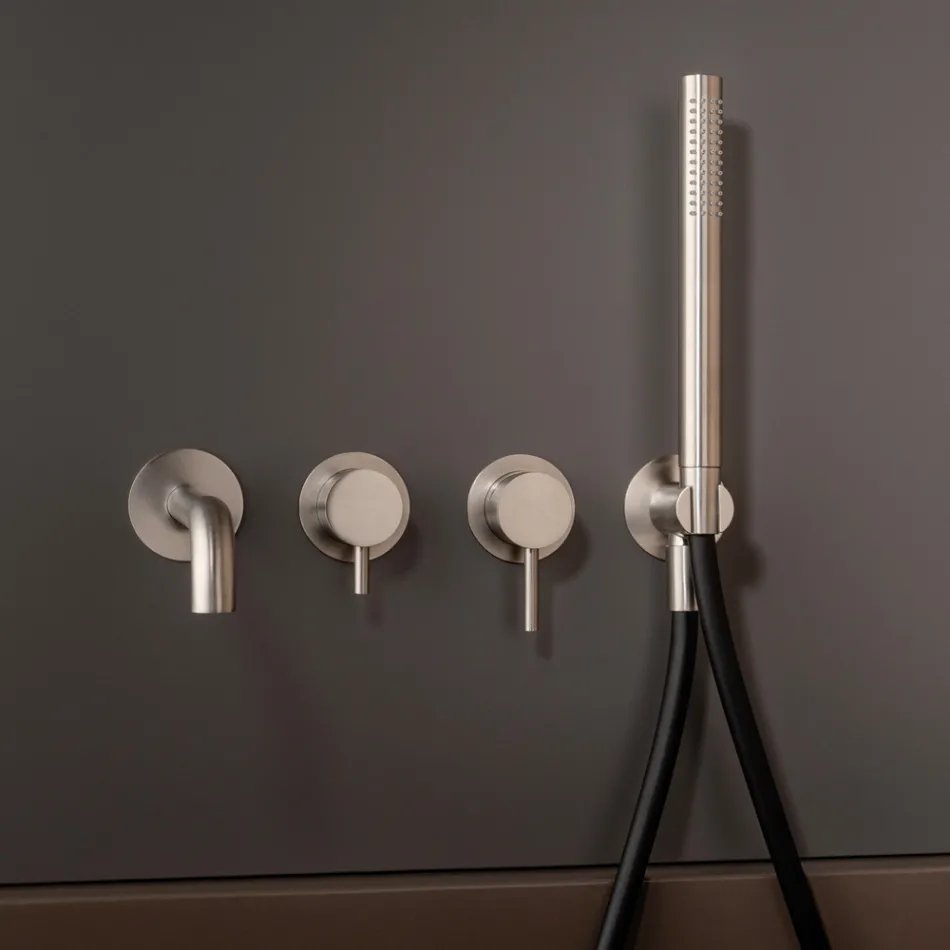 Miscelatore Vasca Incasso in Acciaio Inossidabile AISI 316L - Artigli Viadurini