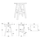 Mobile Arredo Bagno con Finitura in Legno e Top Semicurvo Grigio - Raomi Viadurini