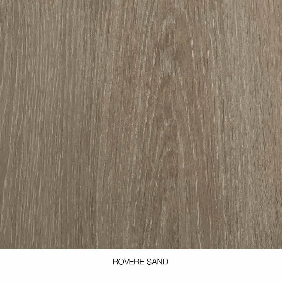 Mobile Bagno 80 cm, Lavabo, Specchio e 2 Colonne – Becky Viadurini