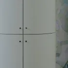 Mobile Bagno a Quattro Ante che Chiudono 3 Ripiani Made in Italy - Candy Viadurini