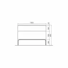 Mobile bagno con lavabo in legno laccato 120x85x46cm Ambra, made Italy Viadurini