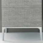 Mobile bagno con lavabo integrato in ecolegno Ambra,made in Italy  Viadurini